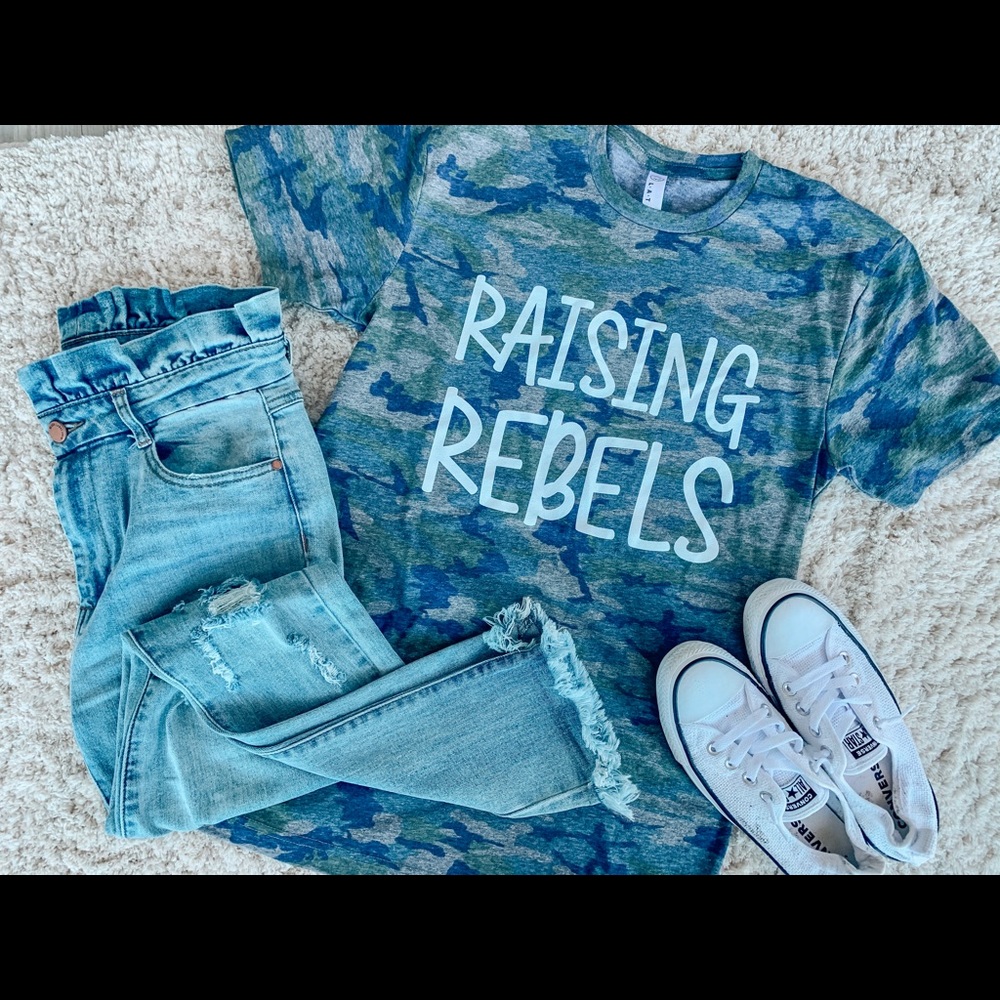 Raising Rebels Camo Tee